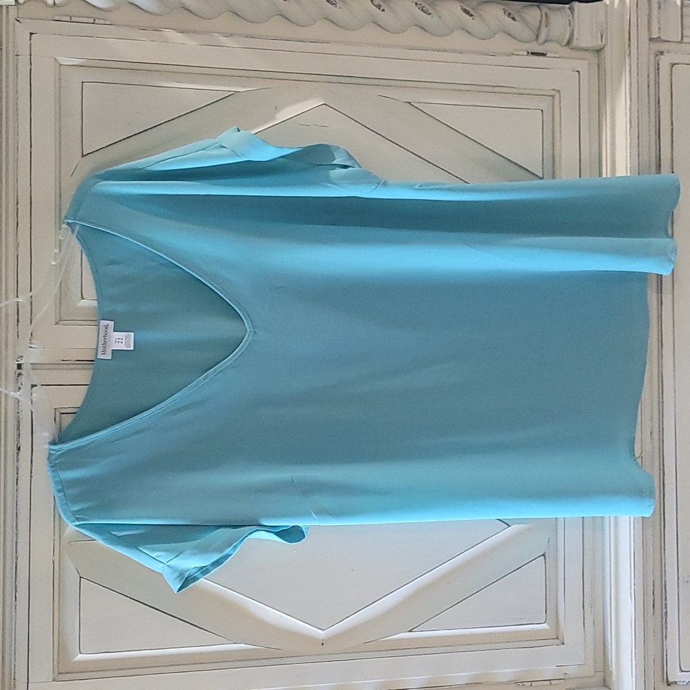 EUC Mint / Teal Maternity Top
